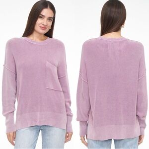 EUC PISTOLA Darya Oversized Crewneck Sweater
Sandwashed Lavender Medium